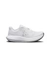 White running shoe on a white background