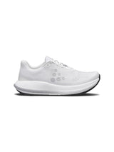 White running shoe on a white background