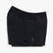 A pair of black, lightweight shorts, suitable for running or training.