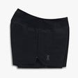 A pair of black, lightweight shorts, suitable for running or training.