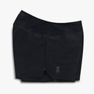 A pair of black, lightweight shorts, suitable for running or training.